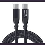 Cablu USB la USB-C PD 60W PRESTIGE CHARGE, Transfer Date si Incarcare SuperFastCharge 25W/45W, Compatibil iPhone 15/16/17, Samsung si Tableta, 1m, Neg