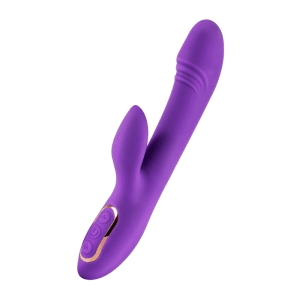 Vibrator punctul G stimulare dubla  Senzation X Purple