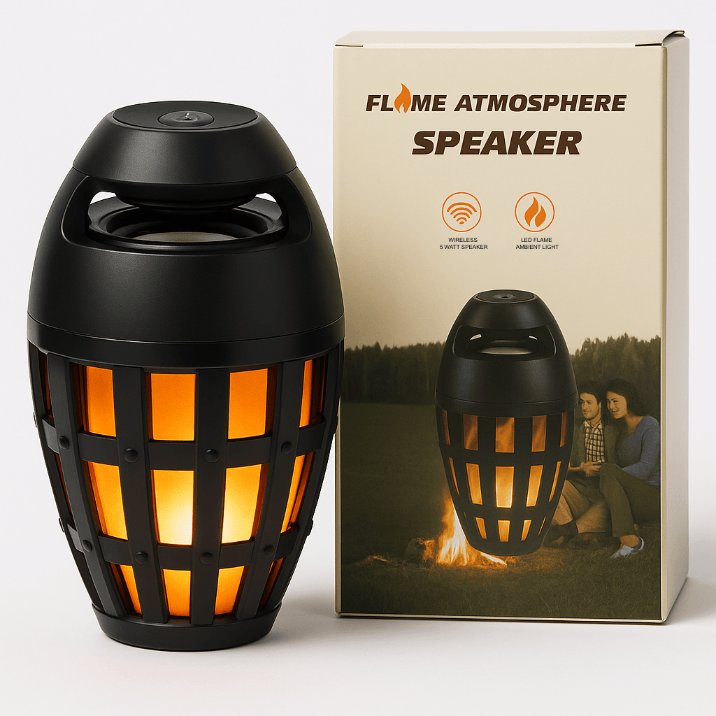 Boxă portabilă Bluetooth tip felinar, rezistentă la apă – ZEQAS