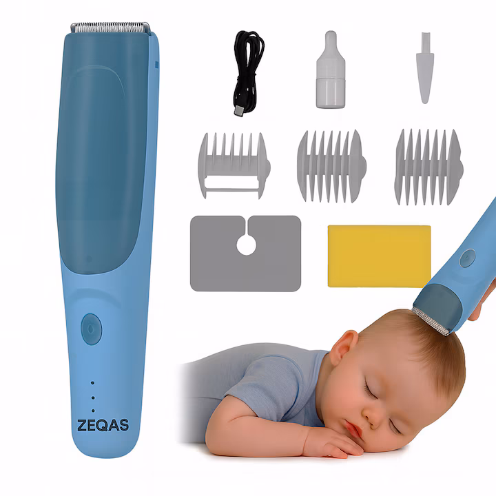 Aparat tuns silențios bebeluși/copii/adulți, USB, albastru – ZEQAS