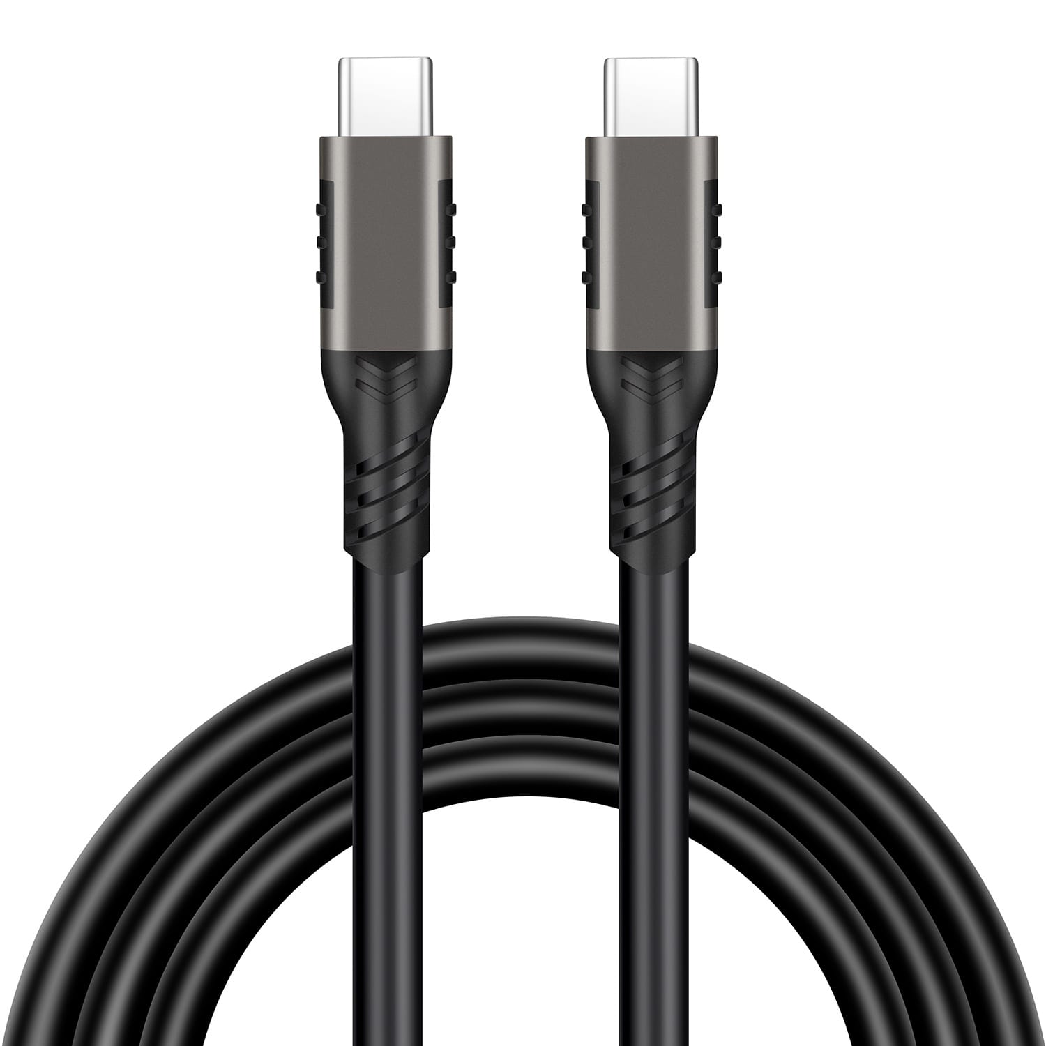 Cablu USB-C 3.2 100W PRESTIGE CHARGE, Transfer 20Gbps & Video 4K@60Hz, PD 3.0, compatibil Thunderbolt 3, Laptop, Tableta, iPhone 15/16/17, 1m, Negru