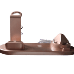 Încărcător wireless 4 în 1, 10W, telefon, ceas, căști, roz – ZEQAS