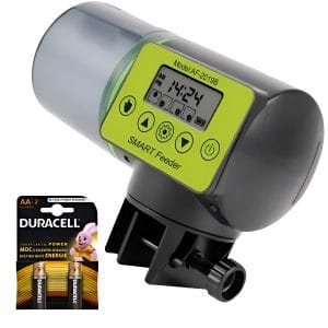 Hrănitor automat acvariu smart, 200 ml, LCD, temporizator, negru – ZEQAS