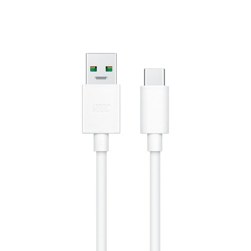 Cablu USB la USB-C pentru Date si Incarcare Rapida 5A, PRESTIGE CHARGE, SuperVooC 55W pentru Oppo, 2m, Alb