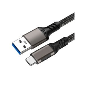 Cablu USB la USB-C 3.0 PRESTIGE CHARGE, Transfer Date 10Gbps & Android Auto / Apple CarPlay, Compatibil Samsung, iPhone 15/16/17, Tableta si Hard Exte