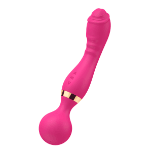Vibrator punctul G si clitoris Vibe Control Rose