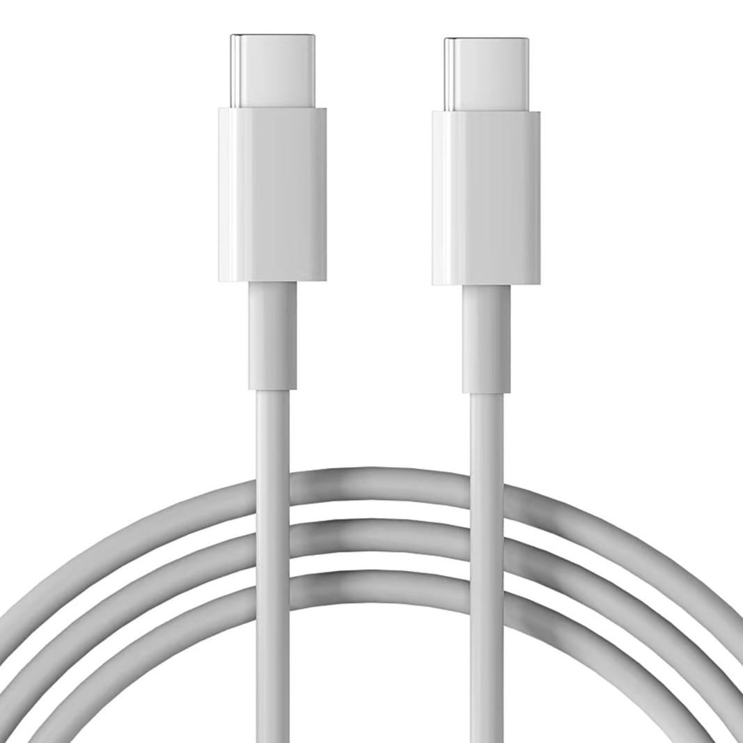 Cablu USB-C la USB-C PD 60W, PRESTIGE CHARGE, Transfer Date si Incarcare SuperFastCharge 25W/45W, TPE PREMIUM, Type C, 2m, Alb