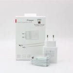 Incarcator Retea SuperCharge 40W PRESTIGE CHARGE, Iesire USB, pentru Huawei/Honor, Cablu USB la USB-C 5A Inclus, 2m, Alb