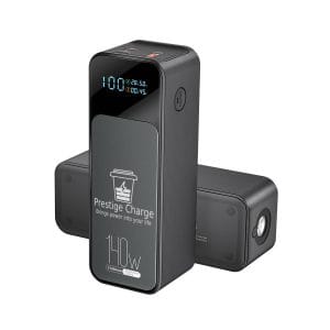 Baterie Externa Adventure Pro, PRESTIGE CHARGE, 27000mAh, 160W MAX, Iesire Tripla 2xUSB-C + USB, Incarcare MacBook Pro 140W, Display, Lanterna, pentru