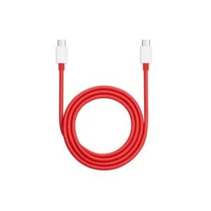 Cablu USB-C la USB-C pentru Date si Incarcare Rapida 6.5A, PRESTIGE CHARGE, WarpCharge 65W pentru OnePlus, 2m, Rosu