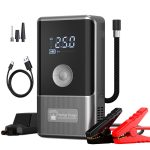 Starter Auto Jump Starter 600A, PRESTIGE CHARGE®, Compresor Aer 4-in-1, Power Bank 6000mAh, Incarcare, Lanterna, Kit Urgenta 12V Benzina 6.0L / Diesel