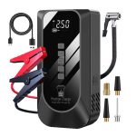 Starter Auto Jump Starter 4-in-1 600A, PRESTIGE CHARGE®, Compresor Aer, Power Bank 6000mAh, Incarcare, Lanterna, Kit Urgenta 12V Benzina 6.0L / Diesel