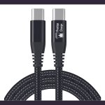 Cablu USB-C la USB-C PD 60W PRESTIGE CHARGE, Transfer Date si Incarcare SuperFastCharge 25W/45W, Compatibil iPhone 15/16/17, Samsung si Tableta, 2m, N