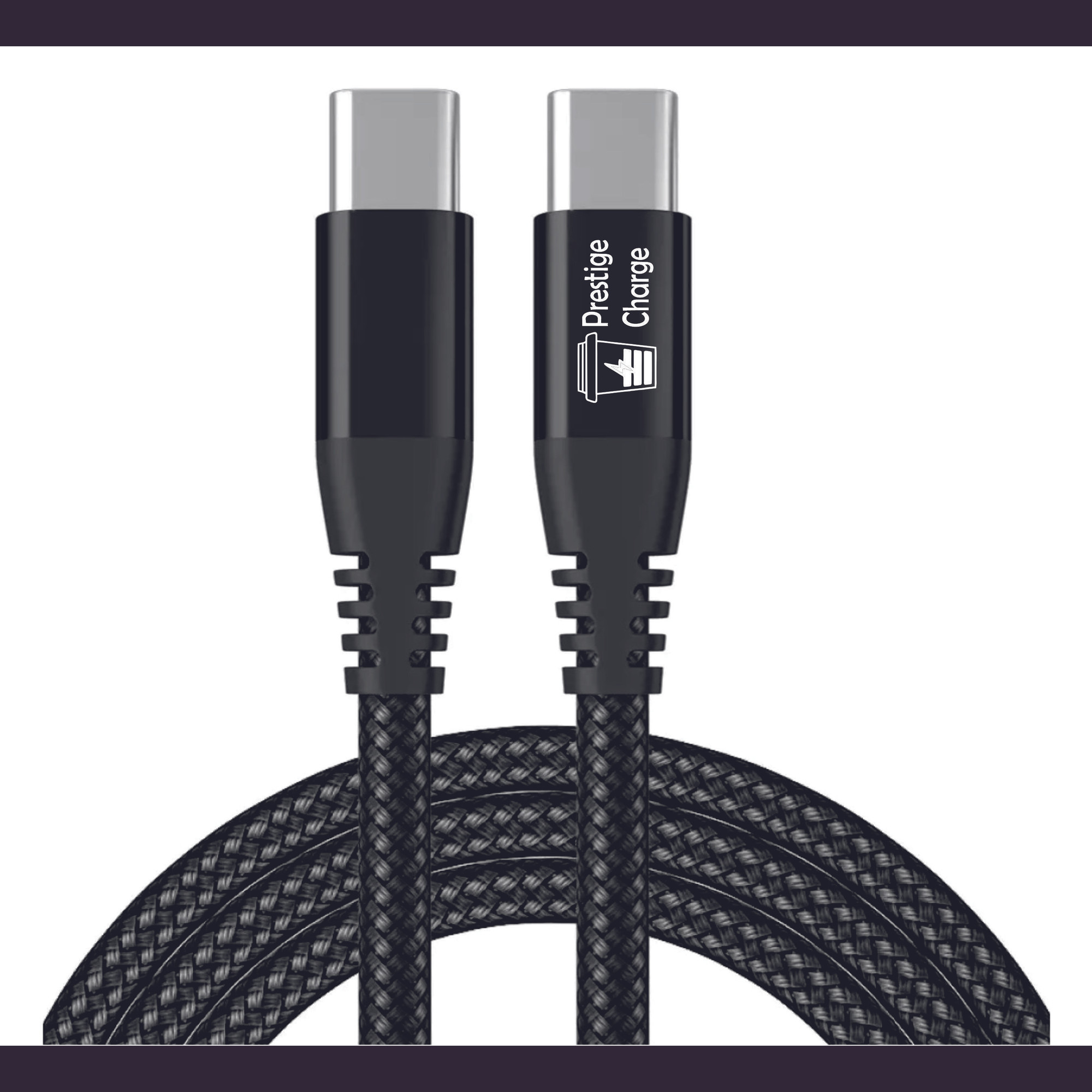 Cablu USB-C la USB-C PD 60W PRESTIGE CHARGE, Transfer Date si Incarcare SuperFastCharge 25W/45W, Compatibil iPhone 15/16/17, Samsung si Tableta, 2m, N