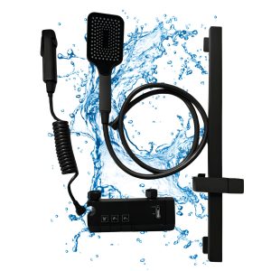 Coloana de Dus Smart, Full Abundance, Display LED, Comenzi Piano, Rotatie 360°, Tehnologie de Pulverizare cu Aer, Materiale Premium Durabil, Para Dus