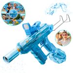 Pistol Cu Apa Electric Copii 2025, Model Automat UZI POOD, Tragere Continua, Jet Puternic Cu Recul, Reincarcare Rapida In Apa, Iluminare LED, Distract