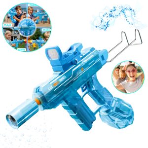 Pistol Cu Apa Electric Copii 2025, Model Automat UZI POOD, Tragere Continua, Jet Puternic Cu Recul, Reincarcare Rapida In Apa, Iluminare LED, Distract