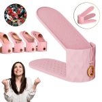 Organizator Incaltaminte Reglabil Pentru Dulap si Rafturi, Suport Vertical, Economisire Spatiu, Compatibil Pantofi, Sport, Sandale, Balerini, Tocuri,