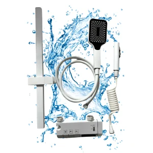 Coloana de Dus Smart, Display LED, Full Abundance, Comenzi Piano, Rotatie 360°, Tehnologie de Pulverizare cu Aer, Materiale Premium Durabil, Para Dus,