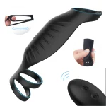 Dispozitiv Automat Intarziere Ejaculare Barbati, Control Rezistenta, Placere, Vibrare, Telecomanda, Silicon Moale, ABS Durabil, Rezistent Apa IPX7, Co