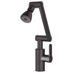 Baterie Chiuveta Moderna Rotativa 360 Grade, Baterie Baie Bucatarie Monocomanda Apa Calda si Rece cu Finisaj Anti-Amprenta, Cartus Ceramic Durabil, Je