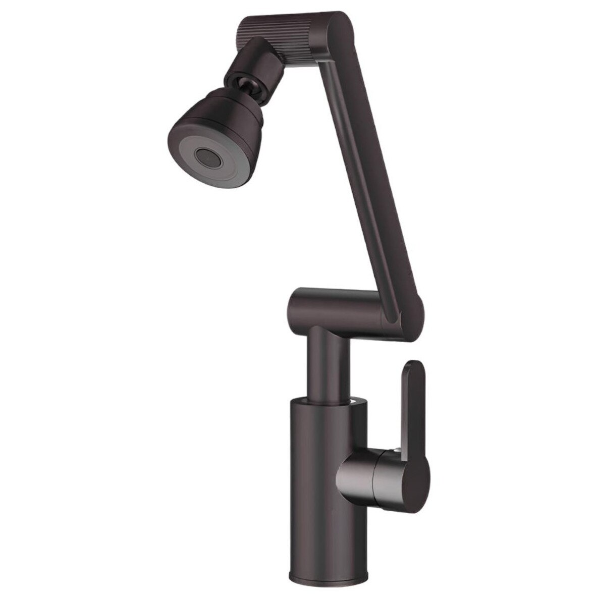 Baterie Chiuveta Moderna Rotativa 360 Grade, Baterie Baie Bucatarie Monocomanda Apa Calda si Rece cu Finisaj Anti-Amprenta, Cartus Ceramic Durabil, Je