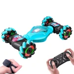 Masinuta Radiocomandata Dazzing Twisted Car cu Senzor de Gesturi, Tractiune Integrala 4WD, Lumini LED, Cascadorii Spectaculoase, Control prin Telecoma